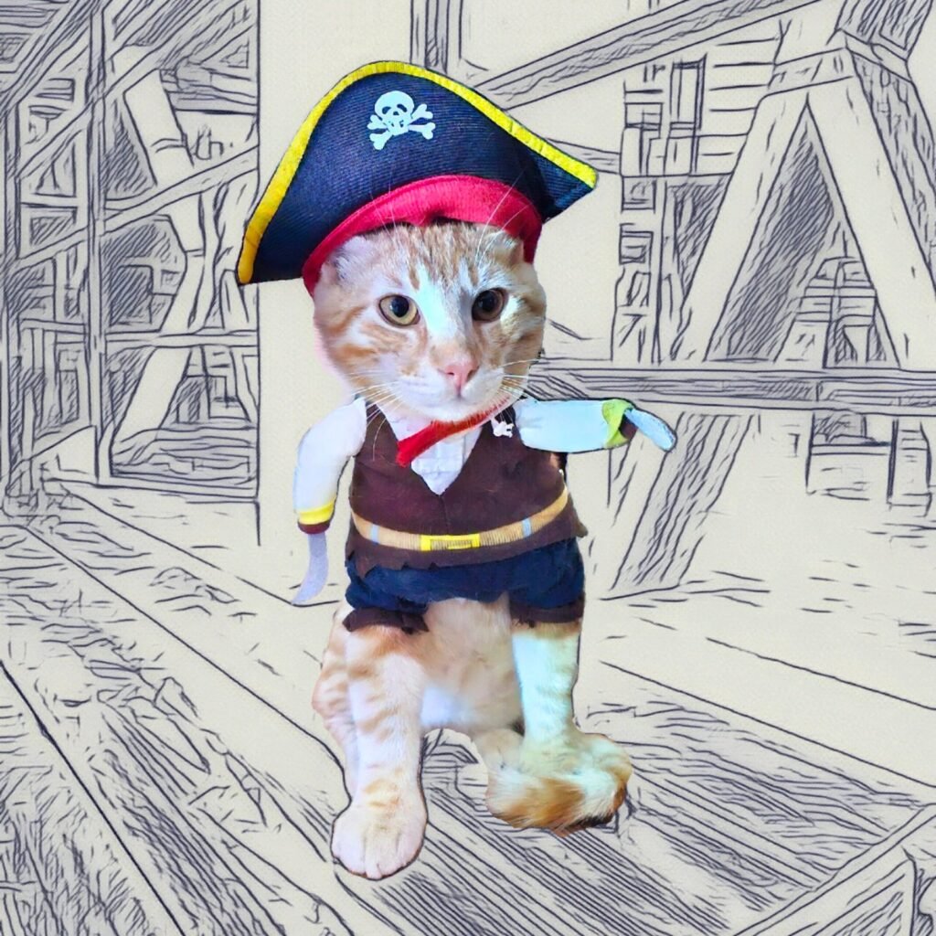 apollo with pirate costume